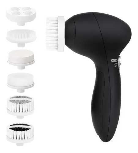 Cepillo Facial Eléctrico Clsevxy 6 Cabezales, Limpieza