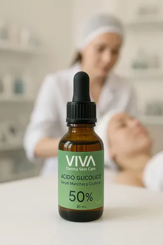 Serum Ácido Glicólico 50% Viva Skin Care Peeling Quitamanchas 30ml