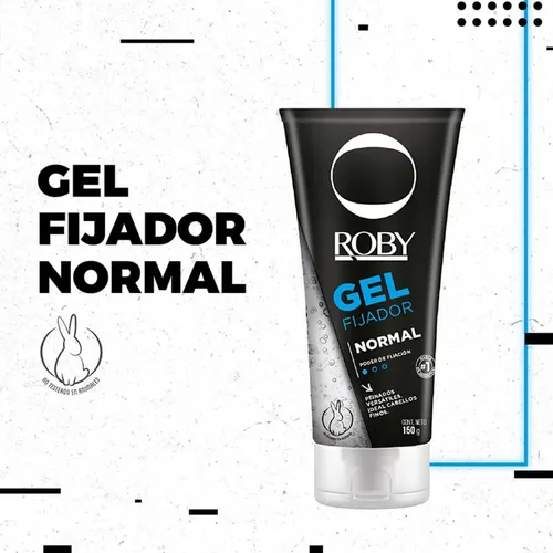 Fijador Para El Cabello Roby Gel Normal 150 Gr