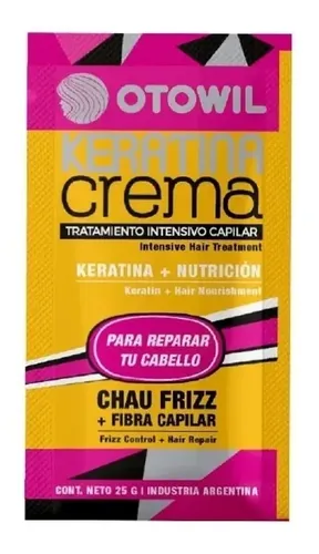 Otowil Keratina En Crema Tratamiento Reparador X24un