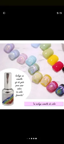 Kit Uñas Con 100 Tips Press On Para Soft Gel