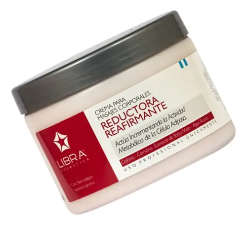 5 Crema Masajes Reductora Y Reafirmante 250g Libra Cosmetica Fragancia Suave
