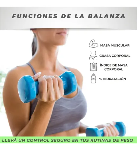 Balanza Digital Baño Mti Bluetooth Personal Corporal 180kg Color Blanco