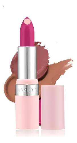 Avon Hydramatic Labial Mate Con Acido Hialuronico Color Magenta