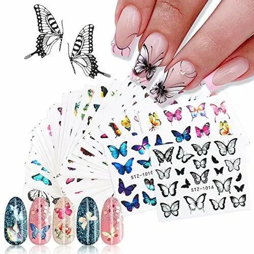 Stickers Al Agua 20 Planchas 4000 Stickers Nail Art Bbs