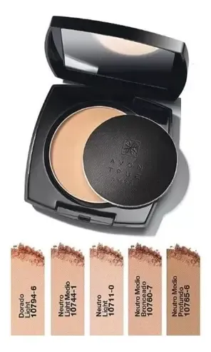 Polvo Compacto Matificante Flawless Avon True