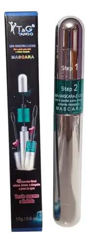 Máscara De Pestañas T&g Tango 4d 17ml 17g Color Negro