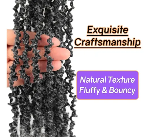 Cabello De Ganchillo A Mano Yanky Twist, 16 Cm, 10 Paquetes,