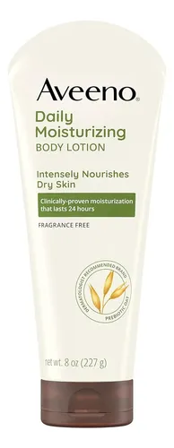 Aveeno Loción Corporal Hidratante Diaria, Sin Fragancia, 8 .
