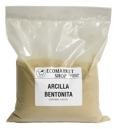 Arcilla Verde Bentonita 3 Kilos