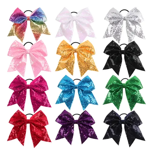 Cinta Elástica Con Forma De Lazo Para Coletas Cheer Hair Bow