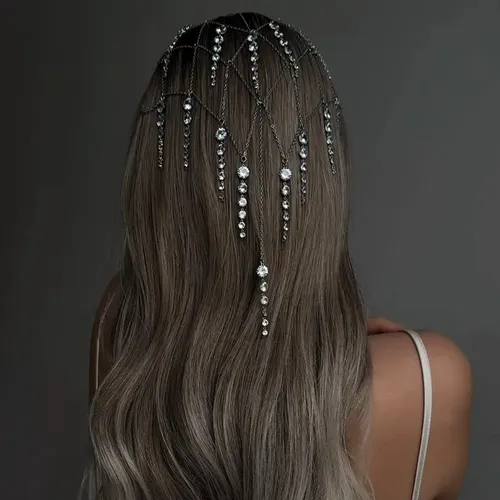 Cinturón De Pelo Con Broche De Diamantes, Estilo Traje De Lu