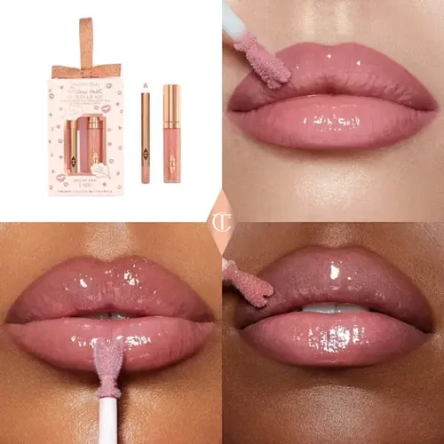 Gloss Y Delineador Charlotte Tilbury- Pillow Talk Glossy Lip