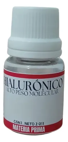 Hialuronico Apto Cosmético 2 Gr Alto Peso Molecular Polvo