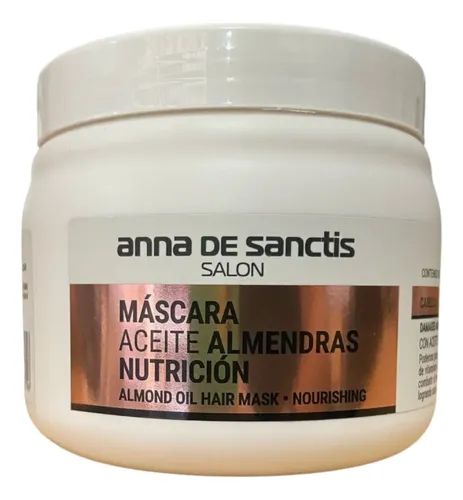 Mascara Nutritiva Aceite De Almendras Anna De Sanctis X 500g