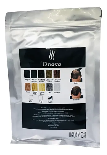 Recarga Fibras Capilares Dnovo 100gr – Calidad!!!