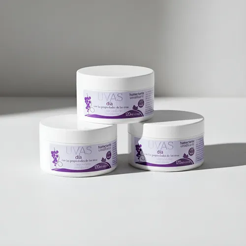 Crema Dia Humectante- Uvas Cosmeticos X 3