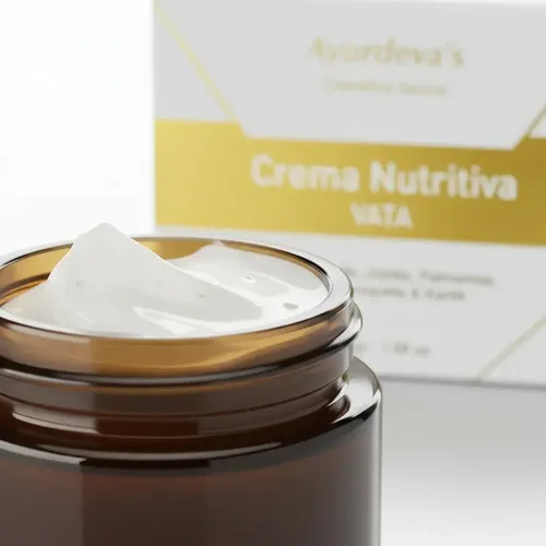 Crema Antiedad VATA Noche Para Piel Seca Ayurdeva 50g Con Rosa Mosqueta