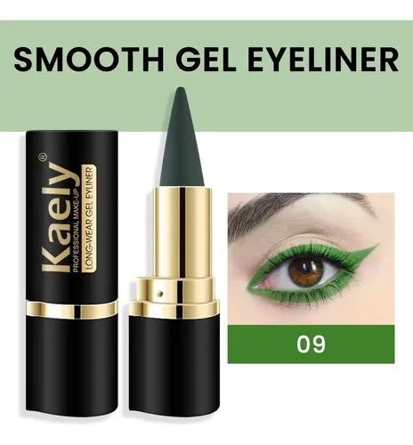 Kaely Lápiz Delineador De Ojos De Gel Verde