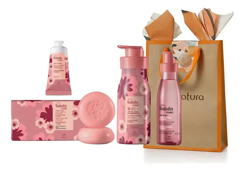 Kit Natura Flores De Durazno Y Jazmín: Body Splash 200ml