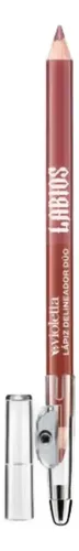Violetta Delineador Dual De Labios Con Sacapuntas Incluido Nude / Mocca