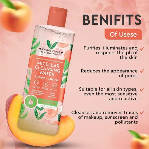 Agua Micelar My Beauty Spot Durazno 500 Ml Hidratante