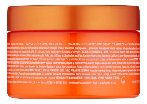 Mascarilla Capilar Obliphica Professional Seaberry 250ml