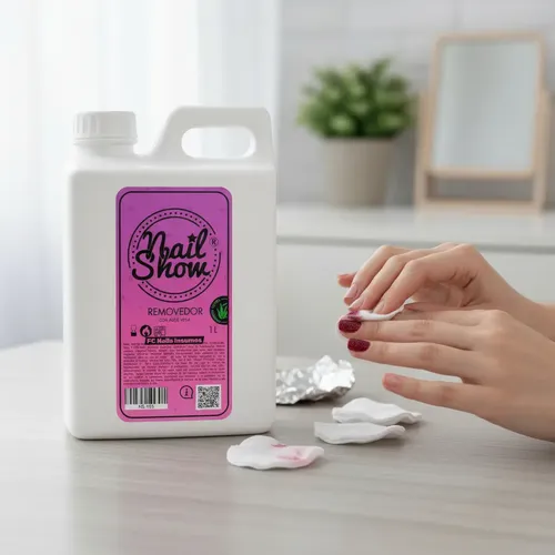Nail Show 1 Litro Removedor Semipermanente Soft Gel Acrílico