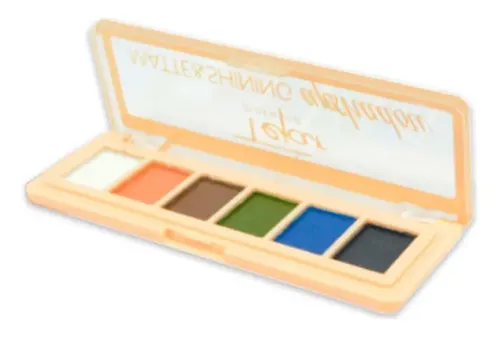 Paleta de Sombras Tejar Matte & Shining 6 Tonos Color Variado