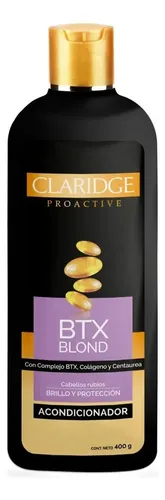Acondicionador Claridge Proactive Btx Blond X 400ml