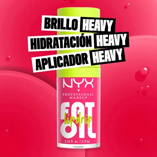 Brillo labial NYX Professional Makeup FAT Oil color supermodel