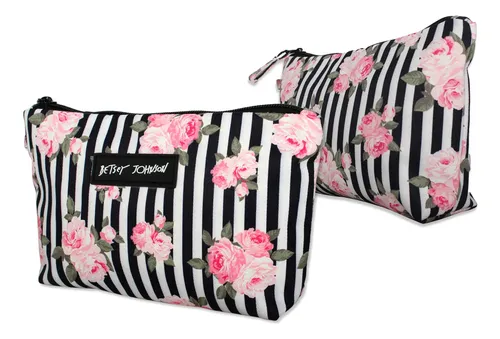 Neceser De Maquillaje Betsey Johnson Con Cremallera 21,6cm