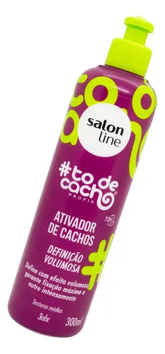 Salon Line To De Cacho Activador De Rulos Volumen  300ml 6c