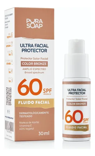 Protector Facial Fps60- Con Color-apto Celiaco (bronze)