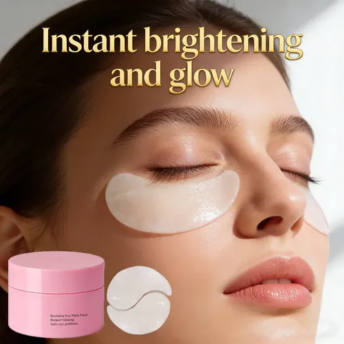 Mascarilla Iluminadora Para Ojos Con Aceite De Ginseng, Hidr Todo Tipo De Piel