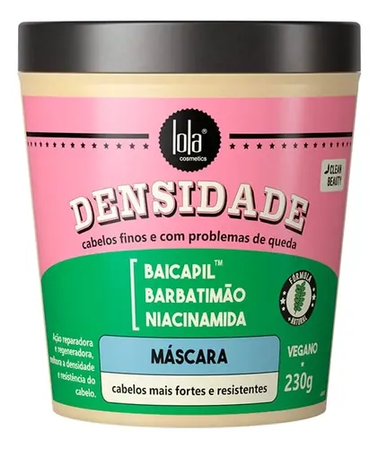 Máscara Capilar Lola From Rio Densidade Para Cabello Fino Y