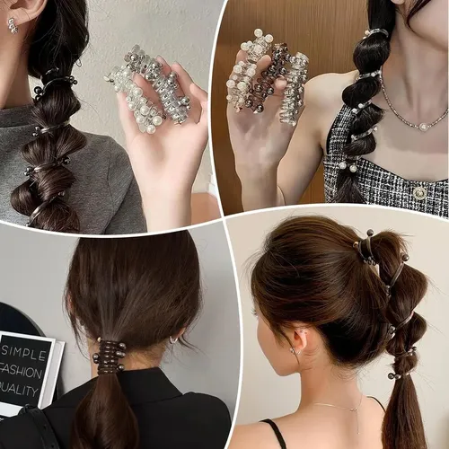3 Piezas Cintas Para Cabello Espiral Dnzpfu, Suaves Y