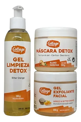 Kit Facial 3 Productoslaboratorio Collage Para Cutis