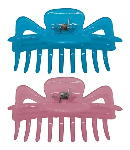 Broches Para Cabello 9 Dientes Colores X 6 Unidades Color 2