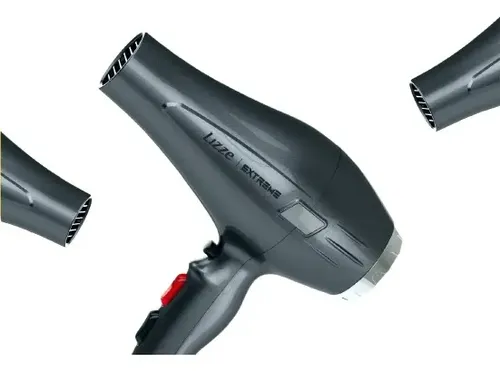 Secador de pelo profesional Lizze Extreme 2400 W, color gris oscuro
