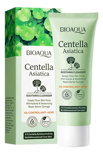 Gel Facial Espumoso Limpiador Centella Asiatica Anti-acne Momento De Aplicación Día/noche Tipo De Piel Grasa