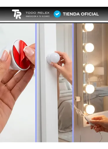 Focos Led Usb Para Espejo De Baño Tocador Camarín
