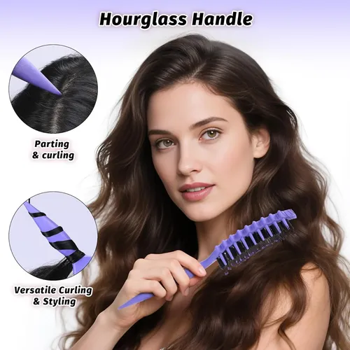 Cepillo Definidor De Cabello Rizado, Cepillo Definidor De…