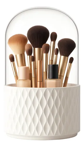 Organizador Brochas Pinceles Maquillaje Giratorio Nórdico