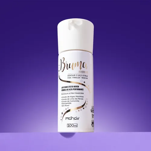 Fijador De Maquillaje Bruma Mahav Advanced 100ml Sin Alcohol