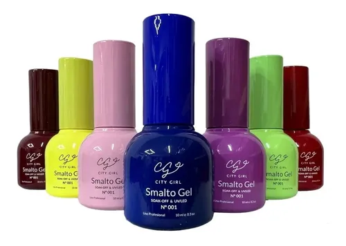 Smalto Gel Semipermanentes Cg Colores 10ml Gel Uv Led X1 Un.