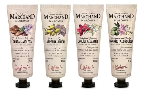 Marchand Set De 4 Cremas De Manos De 50g C/u