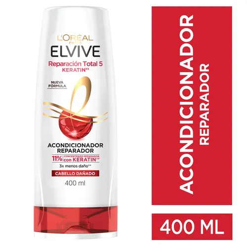 Acondicionador RT5 Keratin Elvive Loreal Paris 400 ml
