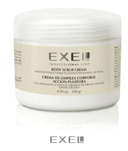 Crema De Limpieza Corporal Grano Grueso Pulidora Exel 240 G