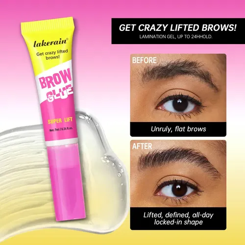 Brow Lamination Gel With Comb Super Lift Brow Glue Long Last